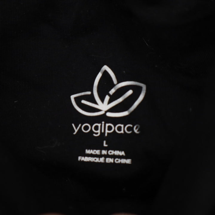 Yogipace Legging Womens Large Black Stretch Mid Rise High Waist Yoga Skinny Leg