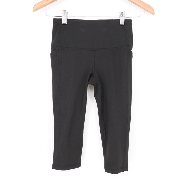DSG Womens Momentum Crop High Rise Leggings Black XXS NEW