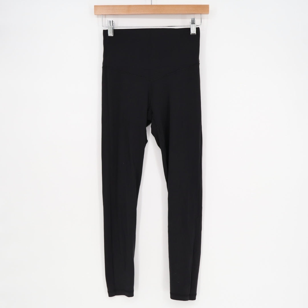 Aerie Chill Play Move Leggings Womens M Long Black Stretch High Rise Skinny Leg
