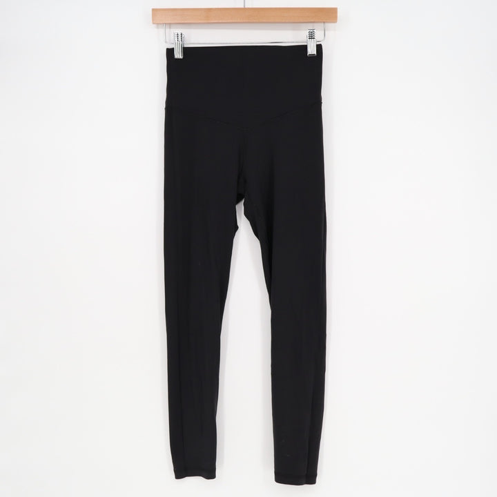 Aerie Chill Play Move Leggings Womens M Long Black Stretch High Rise Skinny Leg