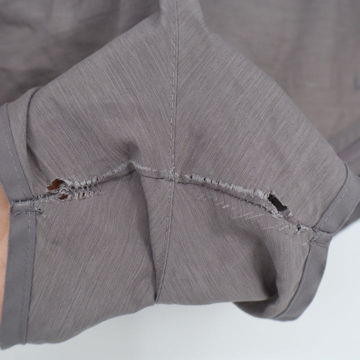 Nike Dri Fit Running Shorts Womens XL Gray Space Dye High Rise Elastic Waist