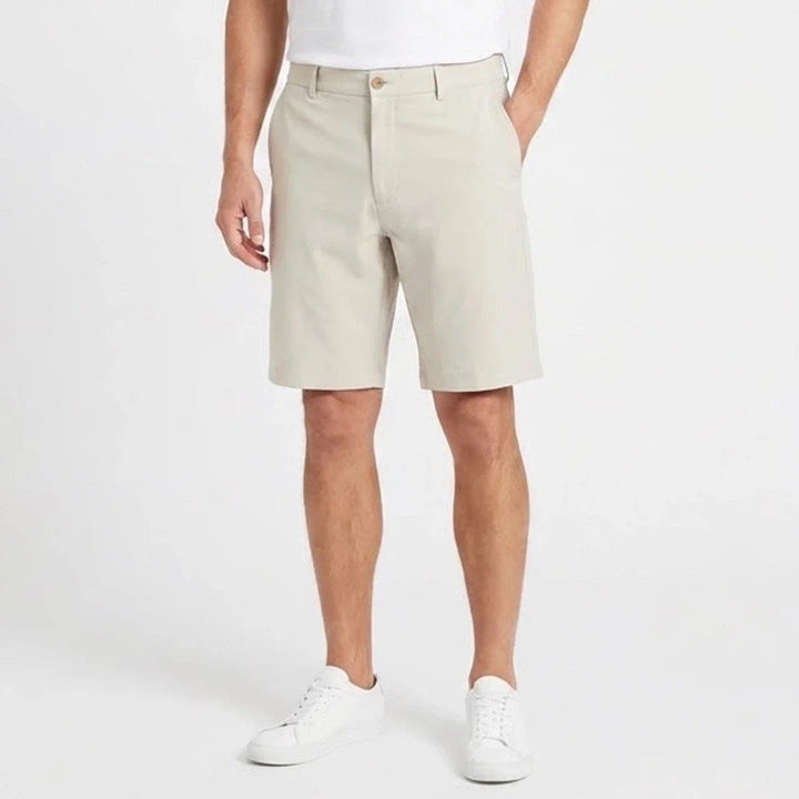 Walter Hagen Mens Perfect 11 Golf Shorts Khaki Beige 48 Flat Front Stretch New