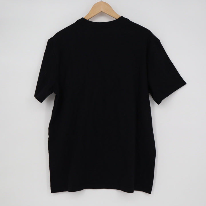American Giant Mens V Neck T Shirt Black Size L Made in USA Cotton