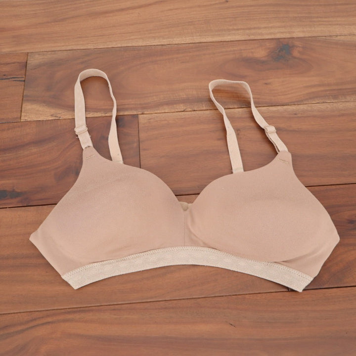 Warners Cloud 9 Super Soft Wireless Lightly Lined Comfort Bra Womens 36A Beige