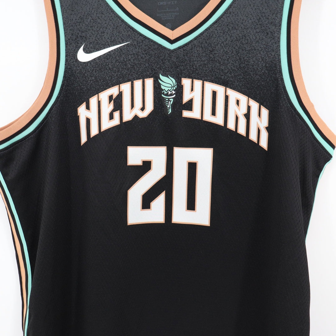 Nike Sabrina Ionescu New York Liberty Rebel Edition Jersey Black Womens L