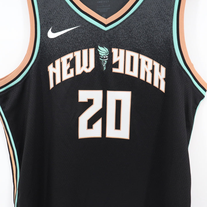 Nike Sabrina Ionescu New York Liberty Rebel Edition Jersey Black Womens L