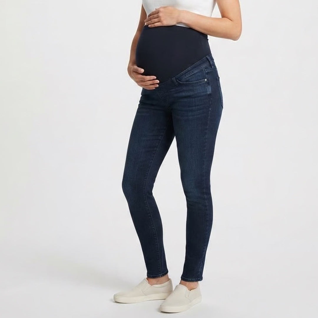 A Pea in the Pod SOLD Design Lab Dark Wash Skinny Maternity Jeans XS Full Panel