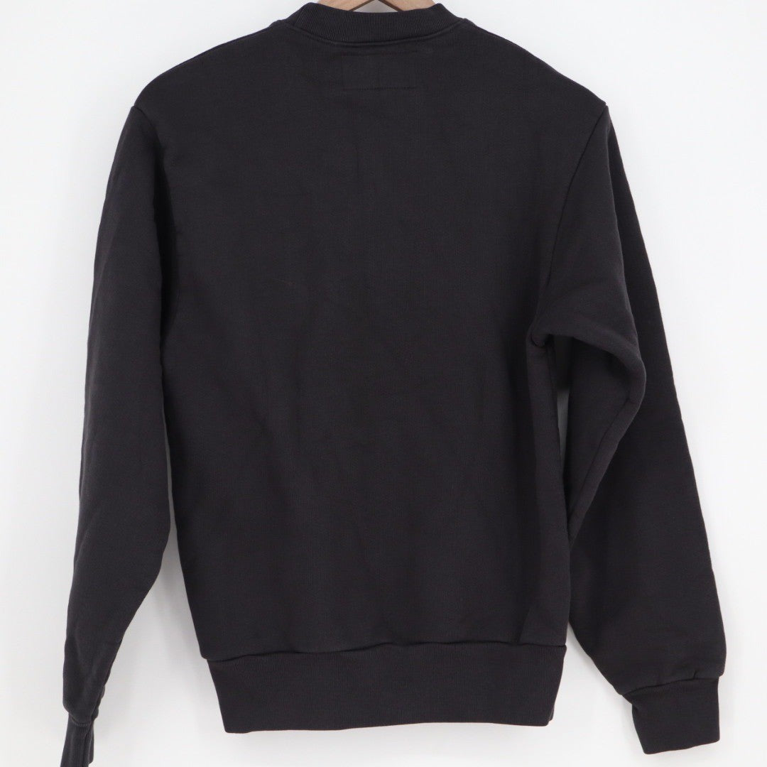 American Giant Crewneck Sweatshirt Black XS Made in USA Basic Essential