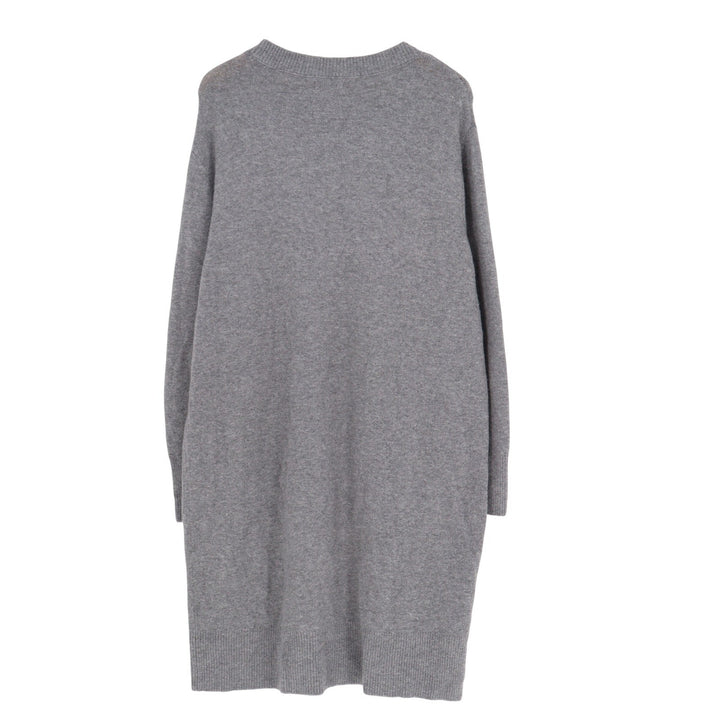 Lou & Grey Gray Wool Blend Crew Neck Long Sleeve Sweater Dress XL