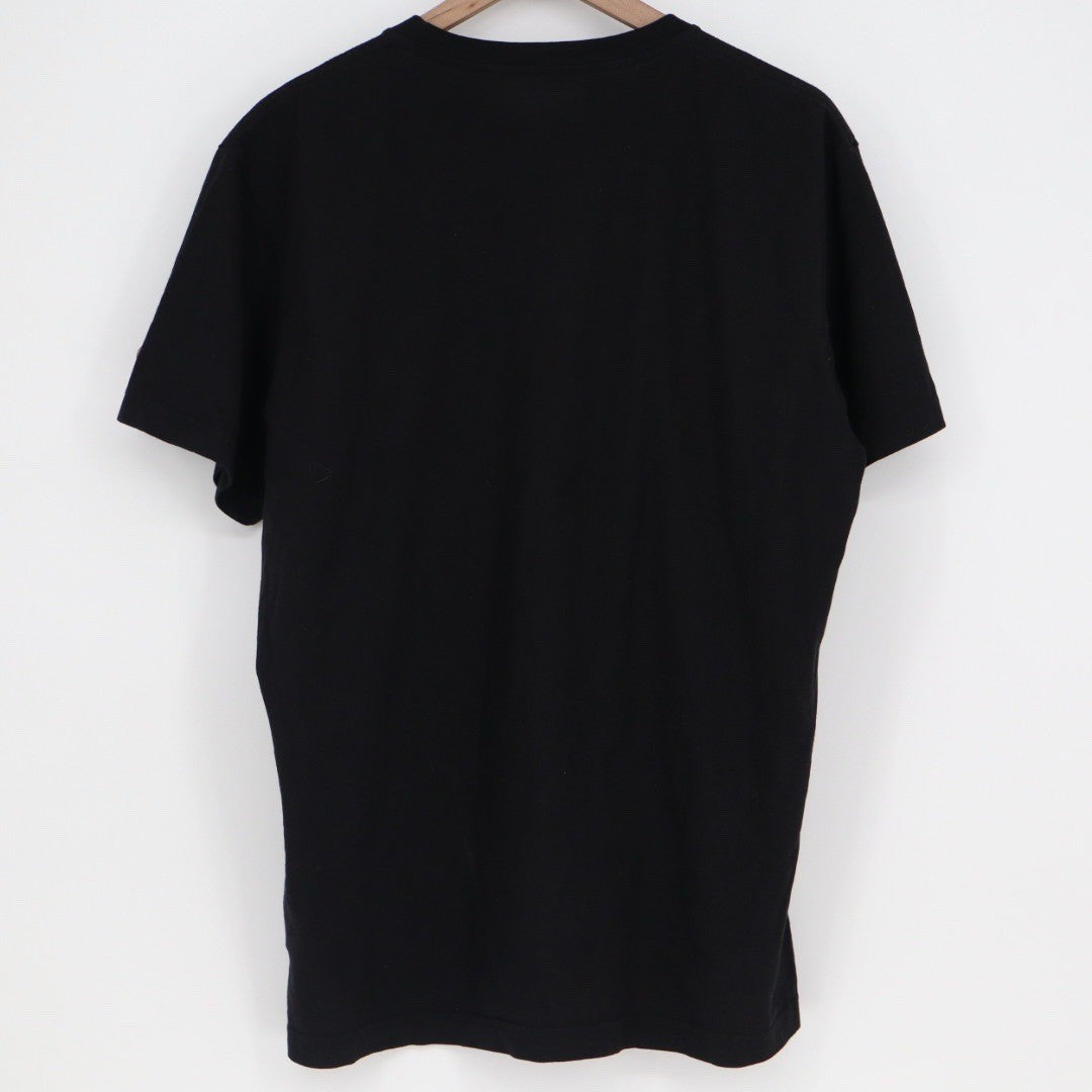 AMERICAN GIANT Mens Black Graphic T Shirt Size L Made in USA