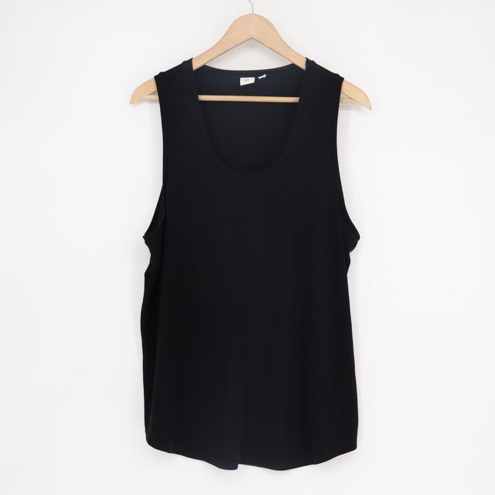 BP. Tank Top Women Large Black Stretch Scoop Neck Wide Strap Pullover Activewear