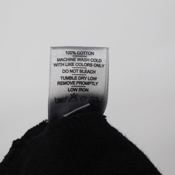 American Giant Ankle Pants Womens Large Black Cotton Pull On Wide Leg Casual