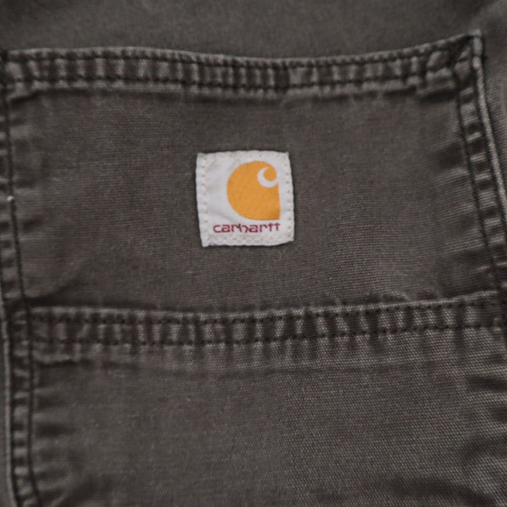 Carhartt Mens Relaxed Fit Canvas Work Pants Grey 36x32 Carpenter Utility