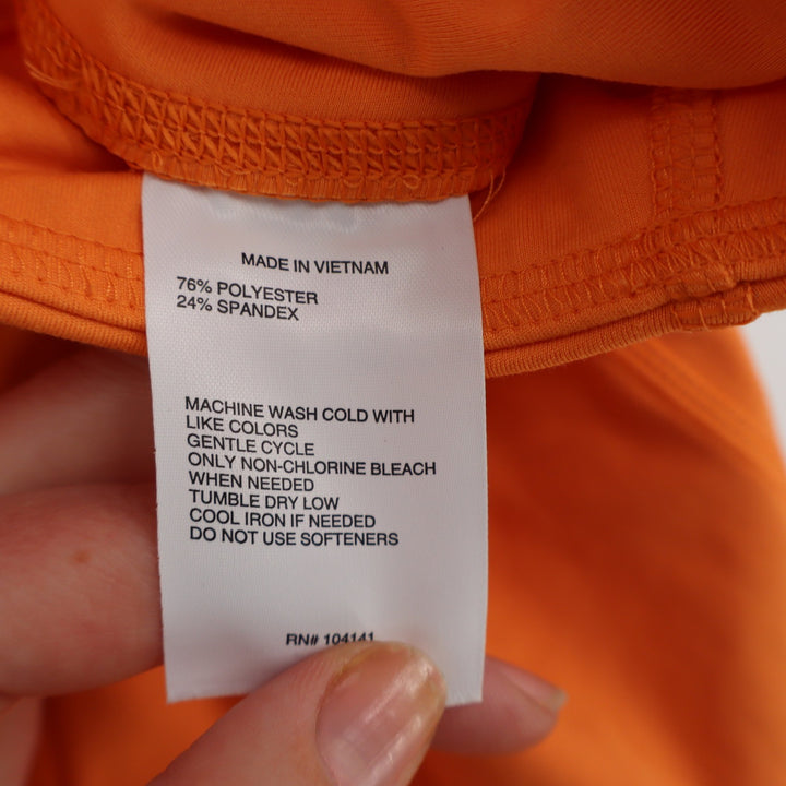 DSG Womens Momentum 7/8 Leggings Vintage Orange High Rise Pockets XS NEW