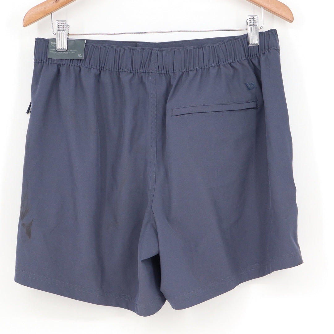 VRST Mens Resort Short Indigo Blue Graphic Print Quick Dry UPF 50+ Size M NEW