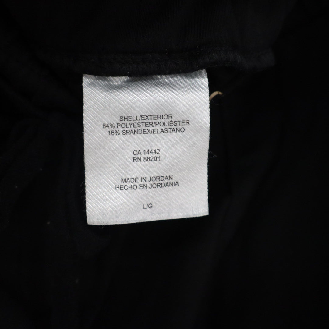 Mondetta Performance Luxury Black Joggers Womens Large Elastic Waist Tapered Leg