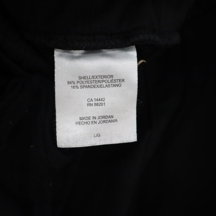 Mondetta Performance Luxury Black Joggers Womens Large Elastic Waist Tapered Leg