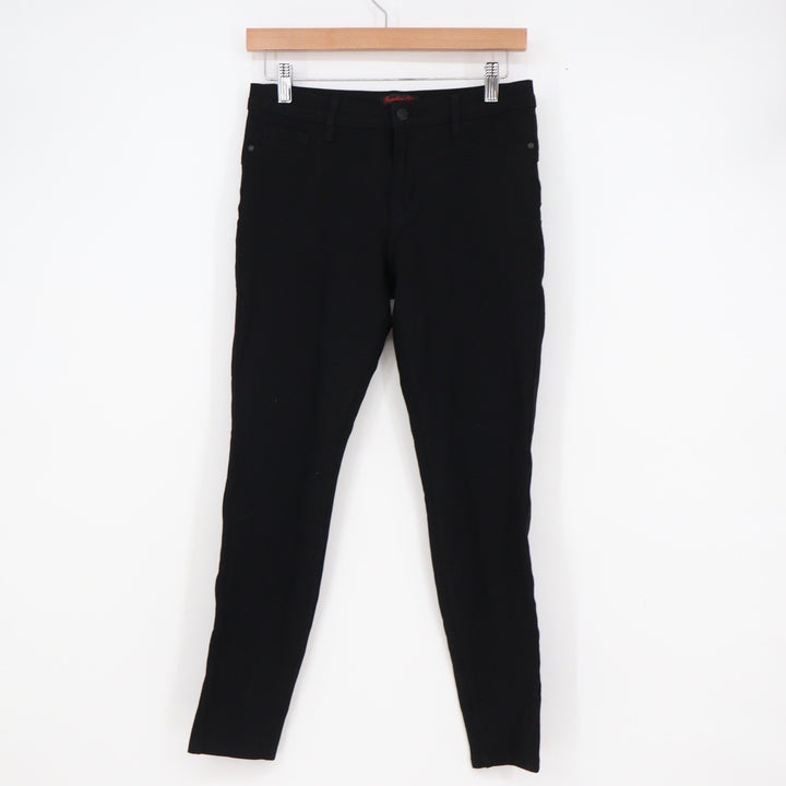 Sapphire Red Womens Black Skinny Stretch Pants Size M