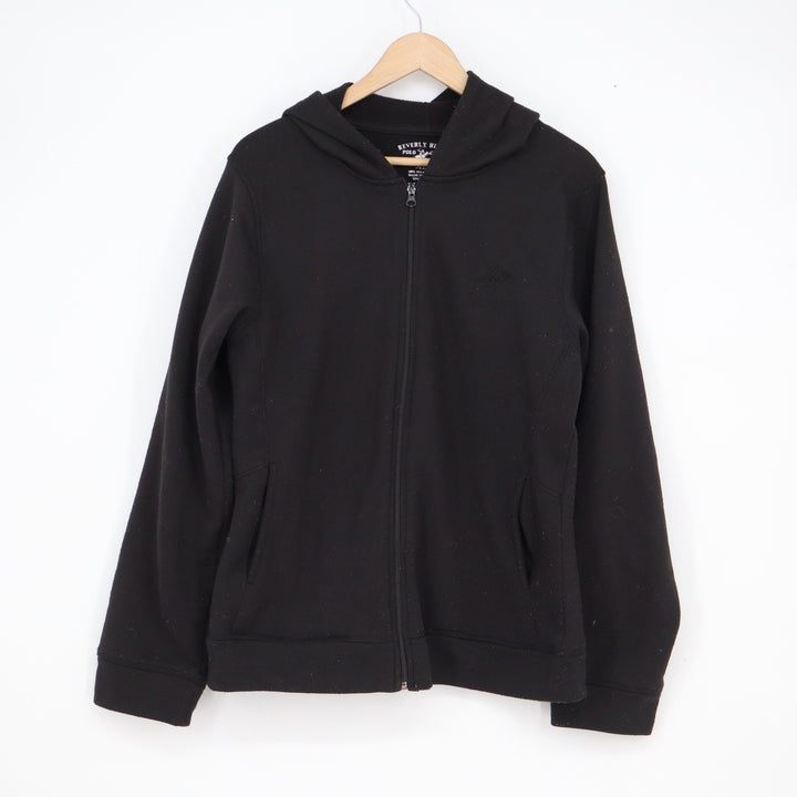 Beverly Hills Polo Club Mens XL Black Full Zip Fleece Hoodie Jacket