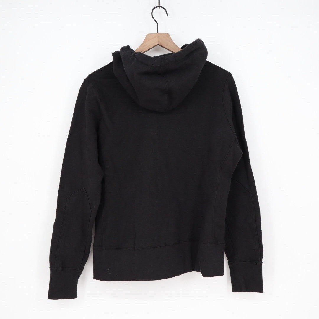 American Giant Womens Black Cotton Full Zip Hoodie Sweatshirt Size L