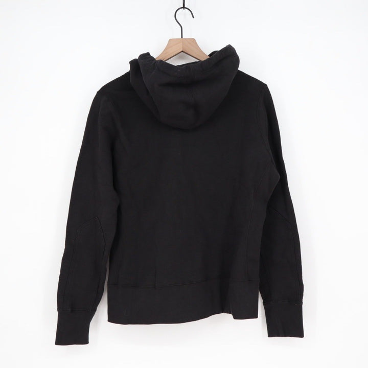 American Giant Womens Black Cotton Full Zip Hoodie Sweatshirt Size L