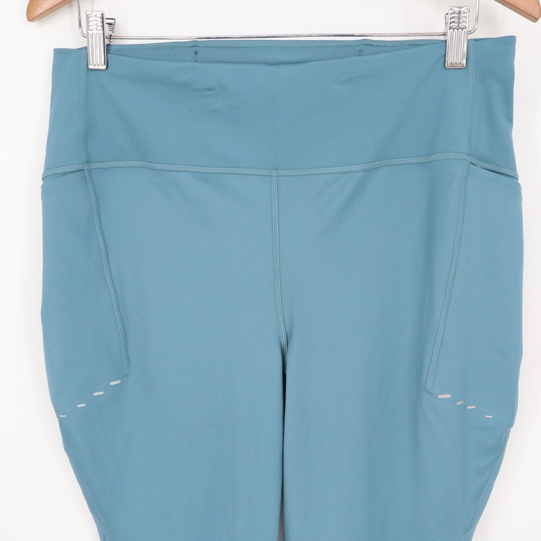 Nike Swift Dri-FIT Womens XL Blue Teal Running Leggings Pockets