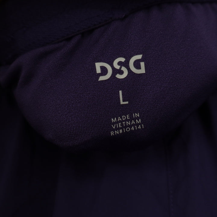 DSG Mens Running Shorts Purple 5 Inch Inseam Lined Athletic Gym Size L