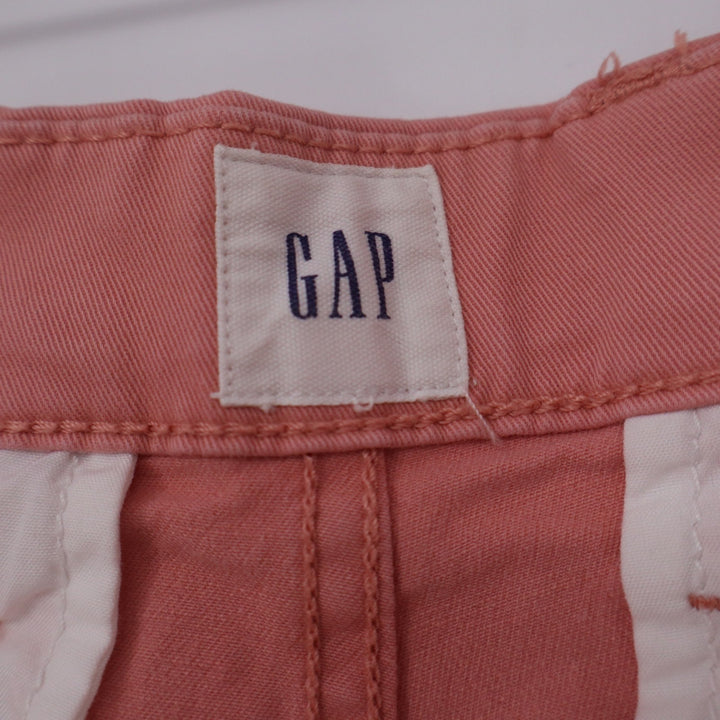 Gap Mens Lived-In Chino Shorts Size 29 Coral Pink Stretch Cotton Twill 10 Inseam