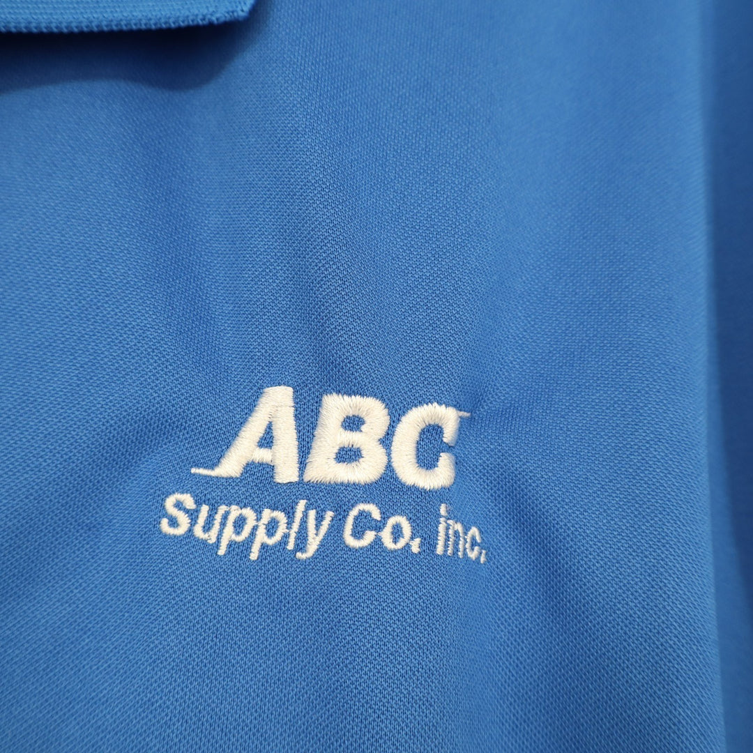 Vansport Polo Shirt Mens 2X Blue ABC Supply Co Short Sleeve Golf Tennis Pullover