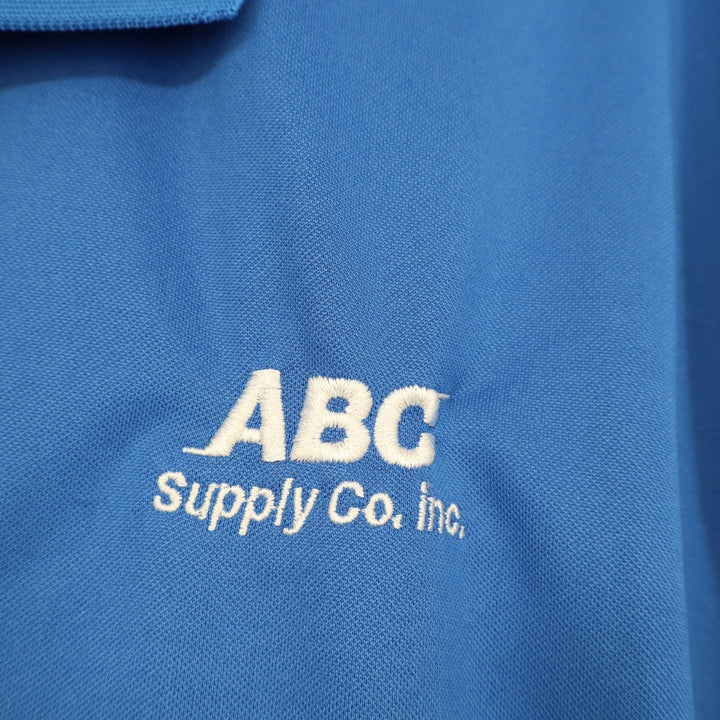 Vansport Polo Shirt Mens 2X Blue ABC Supply Co Short Sleeve Golf Tennis Pullover