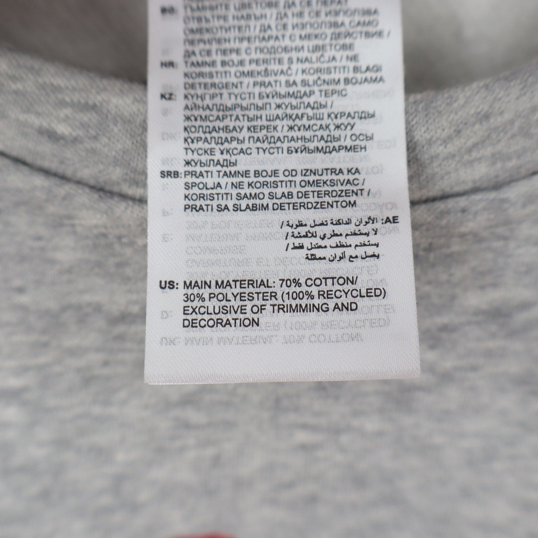 Adidas Rutgers University Scarlet Knights Fleece Crewneck Sweatshirt Grey L