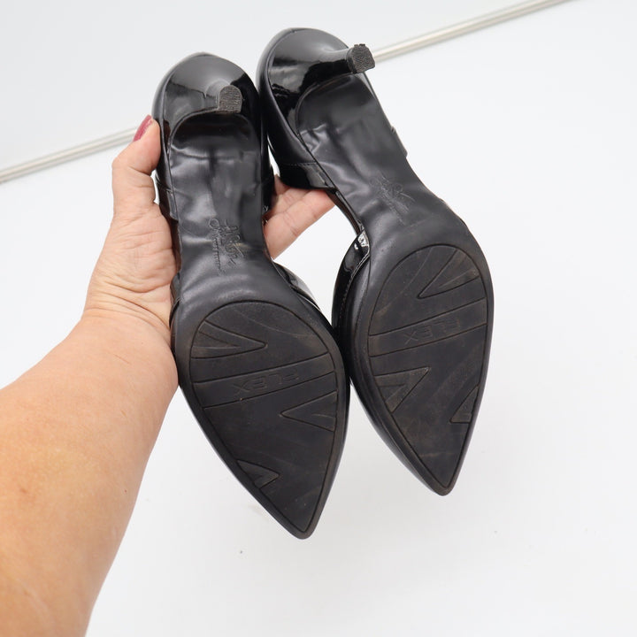 LifeStride Heels Womens 8.5M Saldana Black Pointed Toe d'Orsay Pump Good