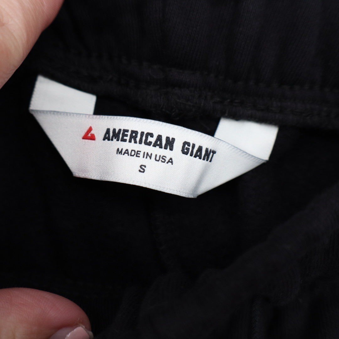 American Giant Classic Sweatpants Black Made in USA Size S Joggers