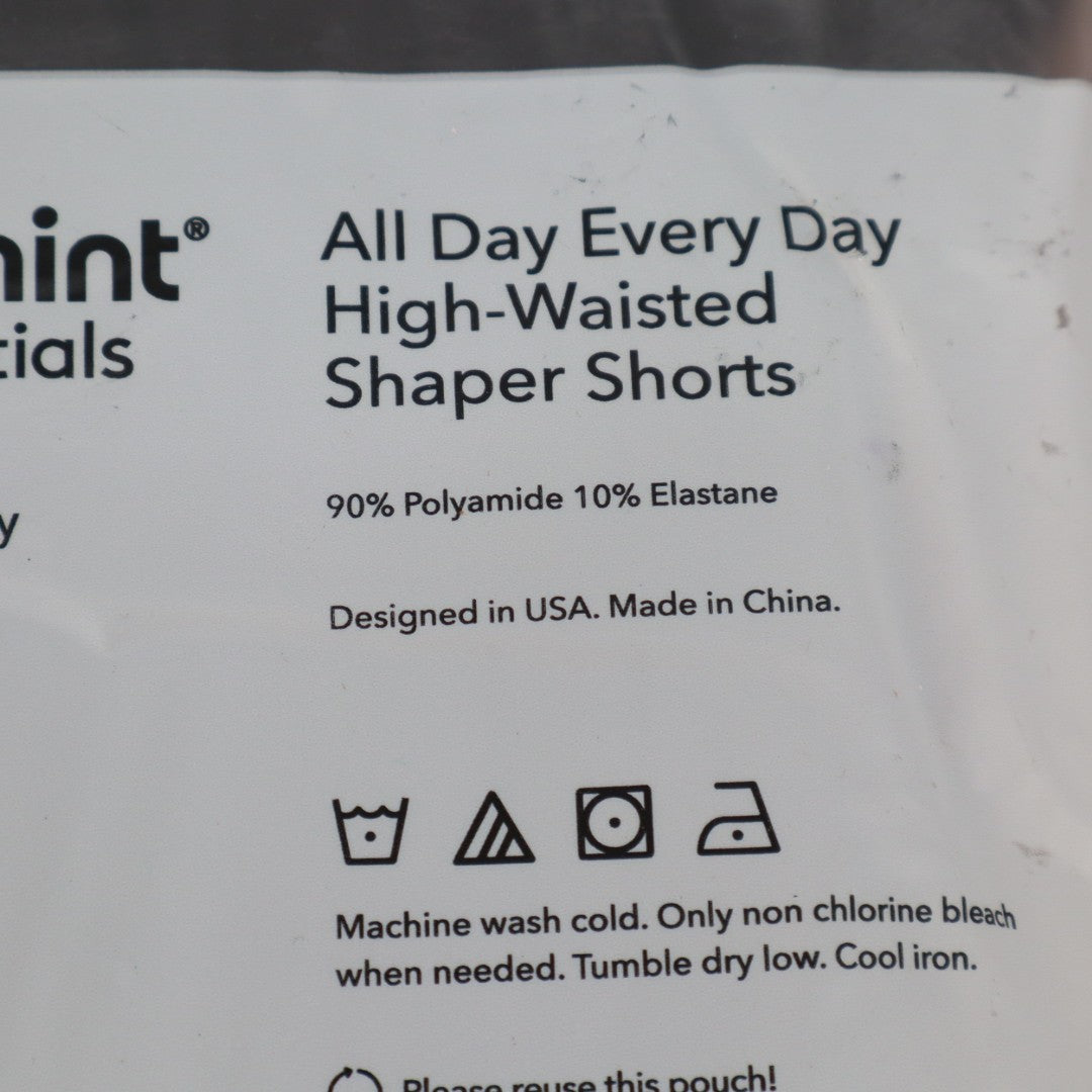 Shapermint Essentials All Day Every Day High Waisted Shaper Shorts 3XL Black