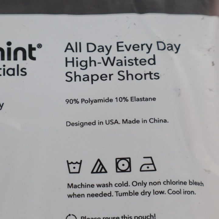 Shapermint Essentials All Day Every Day High Waisted Shaper Shorts 3XL Black