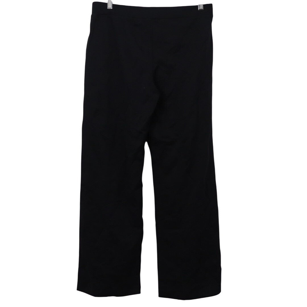 American Giant Ponte Straight Pants Women's Medium Black Cotton Relaxed Fit