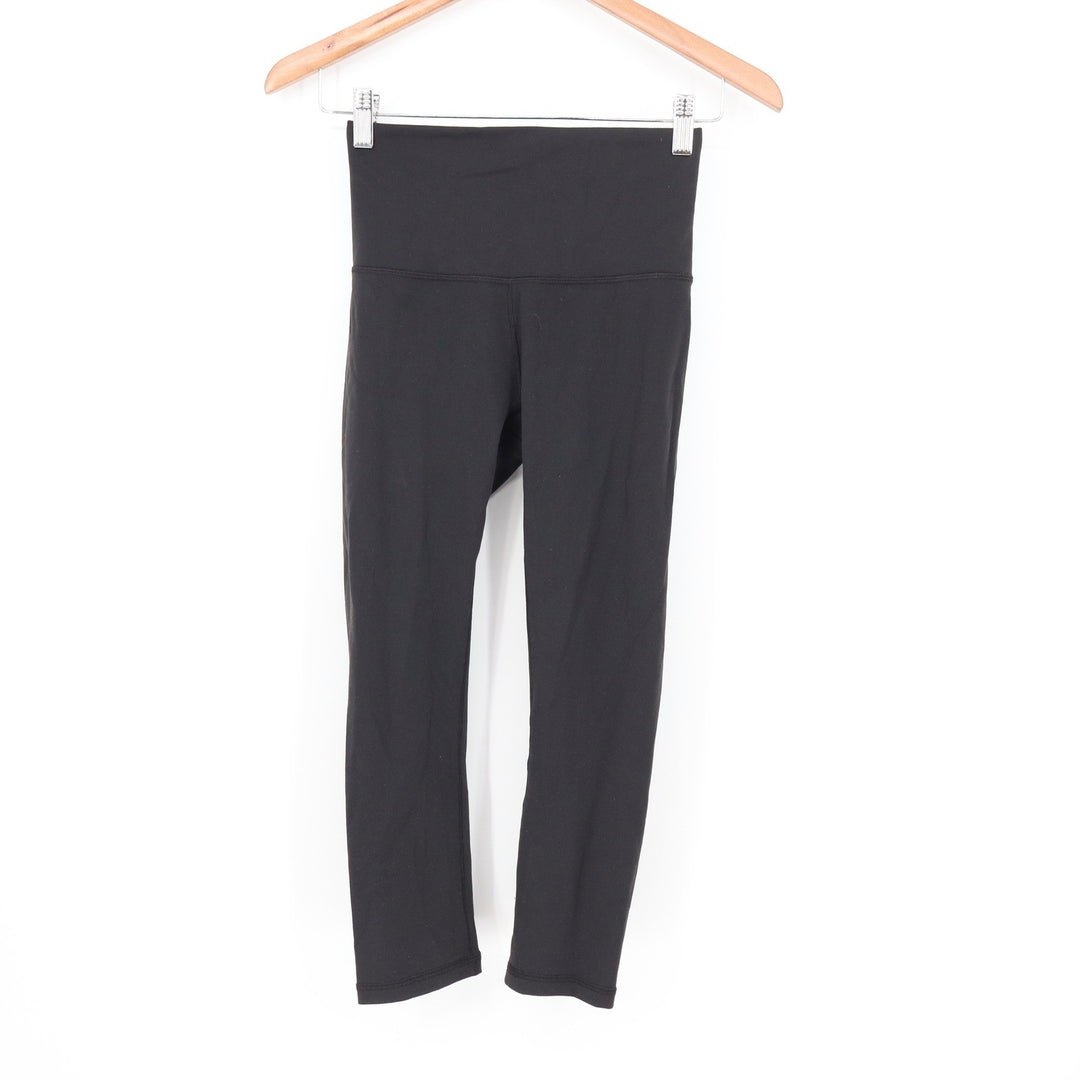 Calia Womens High Rise Cropped Leggings Black XS Activewear Yoga