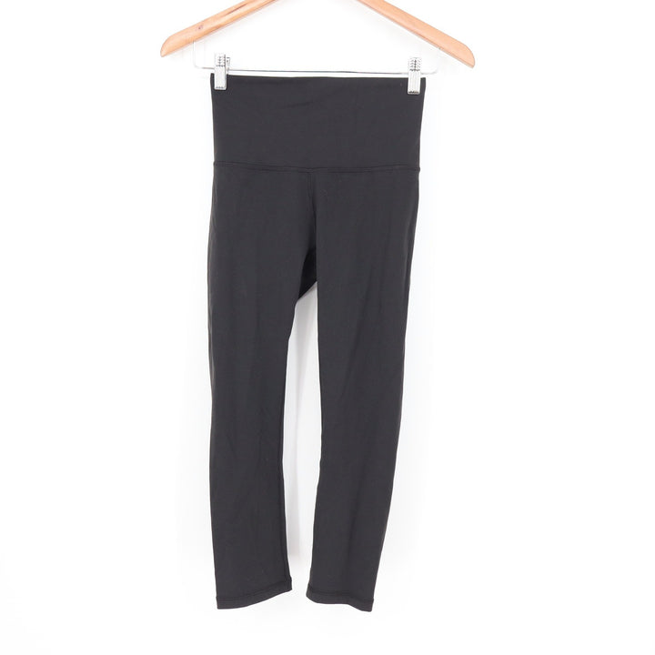 Calia Womens High Rise Cropped Leggings Black XS Activewear Yoga