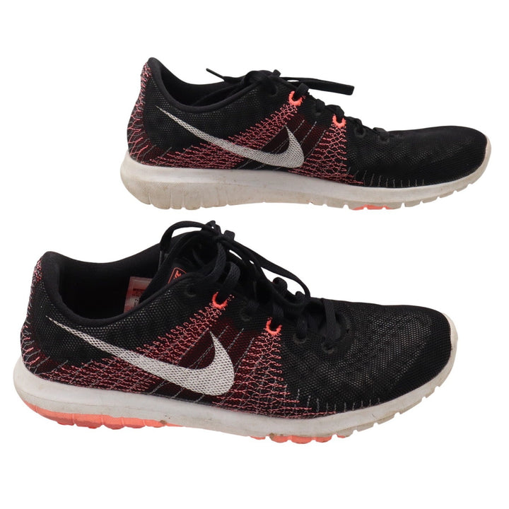 Nike Womens FS Lite Run 2 Fury Black Pink Orange Running Shoes Size 9.5