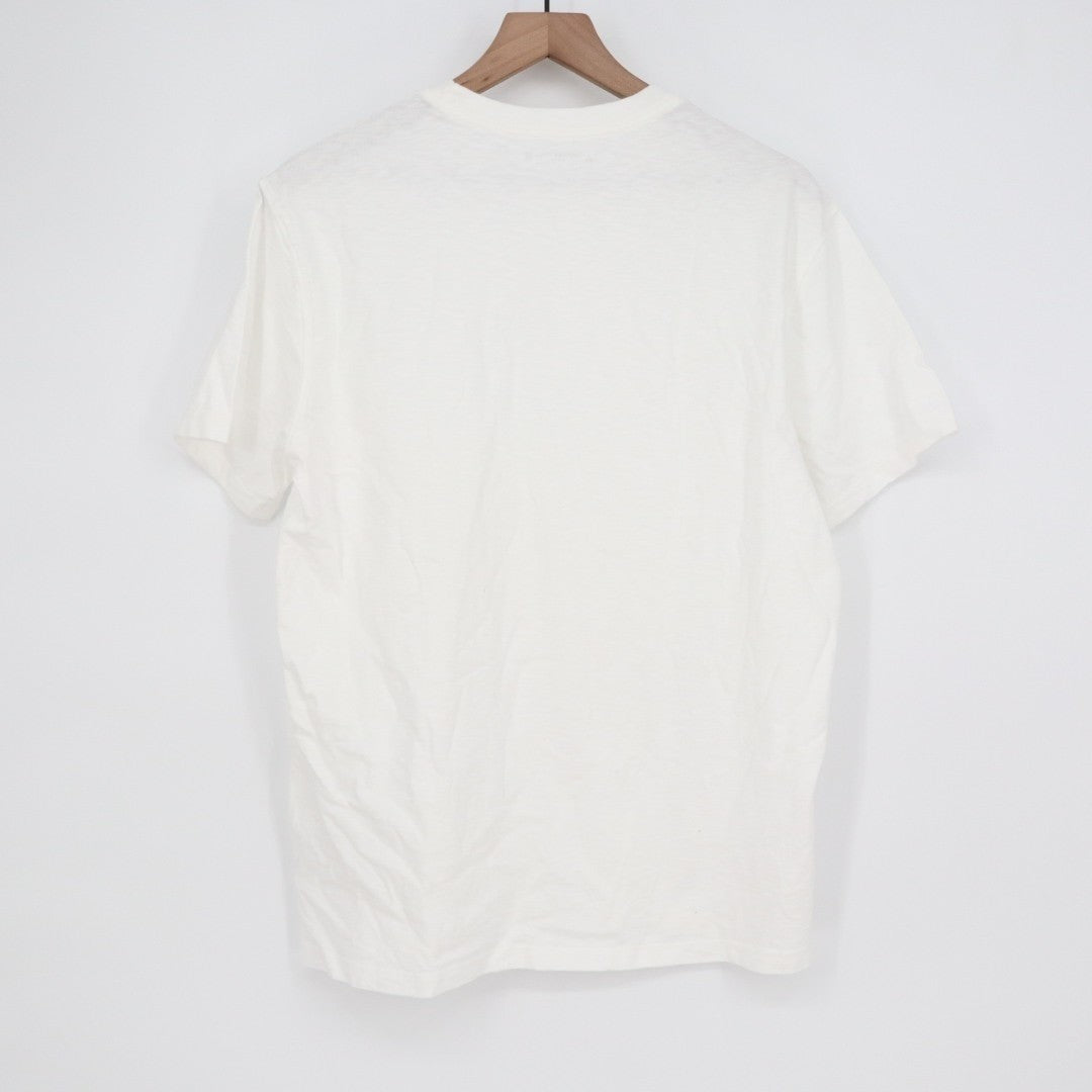 American Giant T-Shirt Mens Medium White Cotton Crew Neck Outdoor Everyday Wear