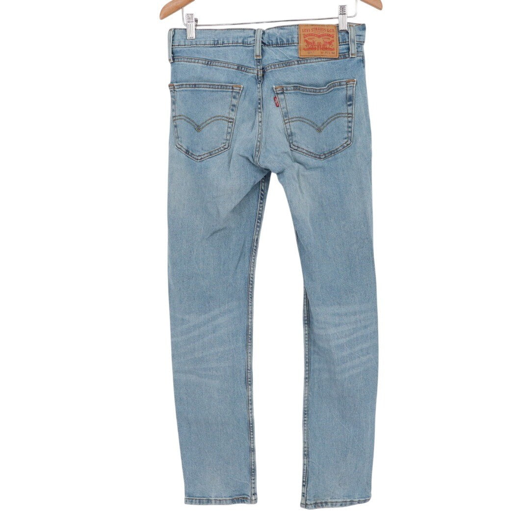 Levi Strauss 511 Slim Fit Jeans Light Wash Mens Size 30x32