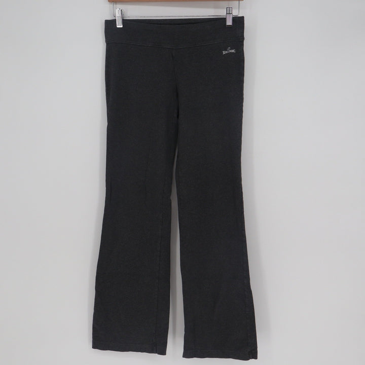 Spalding Womens Yoga Pants Charcoal Gray Bootcut Athletic Flare Size M M/M