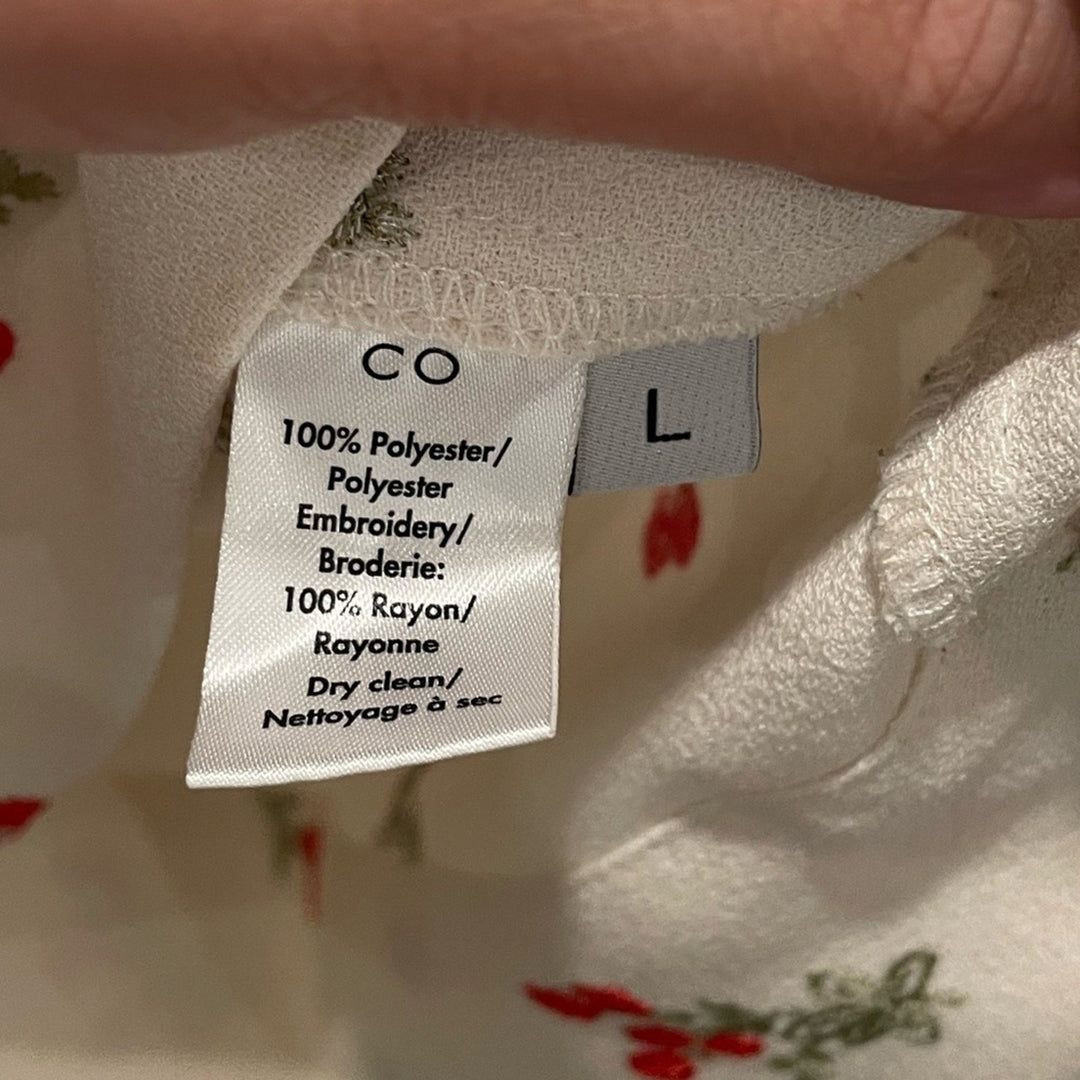 Co Half Placket Blouse Size L