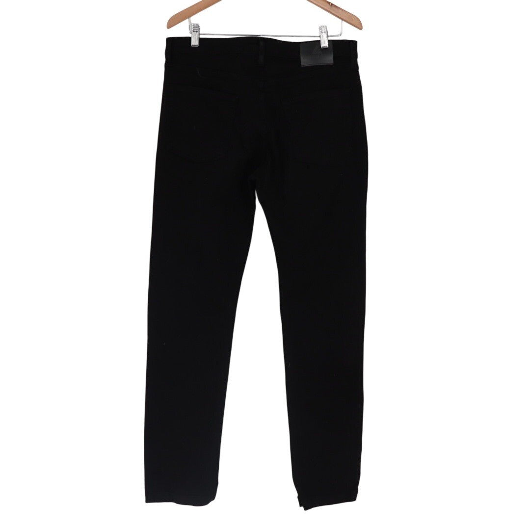 American Giant Roughneck Stretch Canvas Mens Black Jeans 32X 34