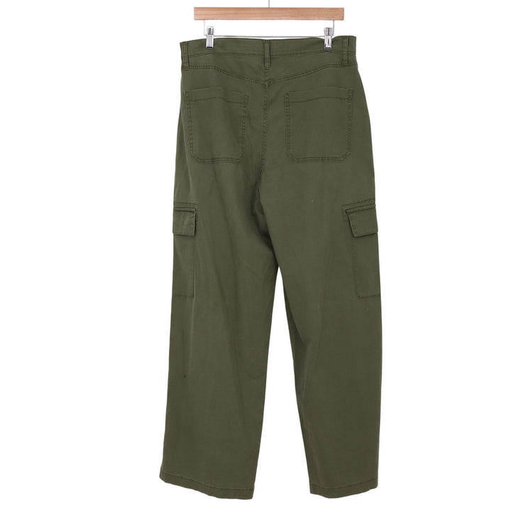 Jessica Simpson Cargo Pants Womens 12 Wide Leg Olive Green Utility Excellent
