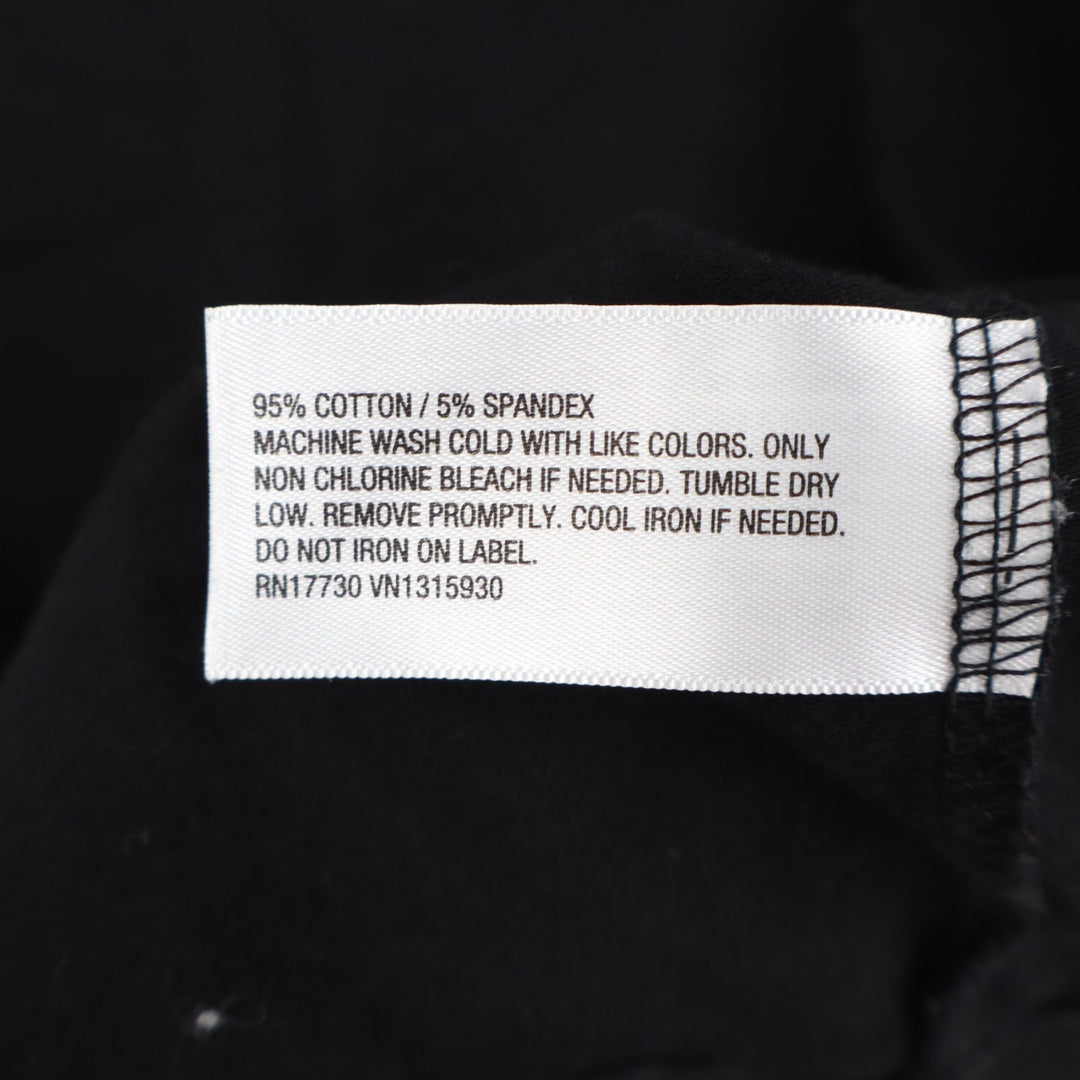 Wild Fable crop top Womens XL Black Cotton Stretch Sleeveless Mock Neck Pullover