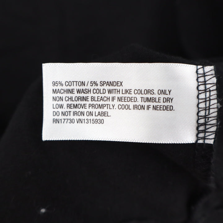 Wild Fable crop top Womens XL Black Cotton Stretch Sleeveless Mock Neck Pullover