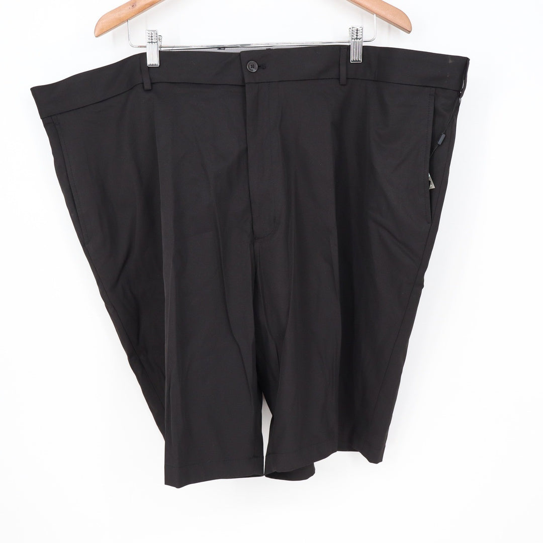 Walter Hagen Mens Big & Tall Golf Shorts Black 48 Moisture Wicking