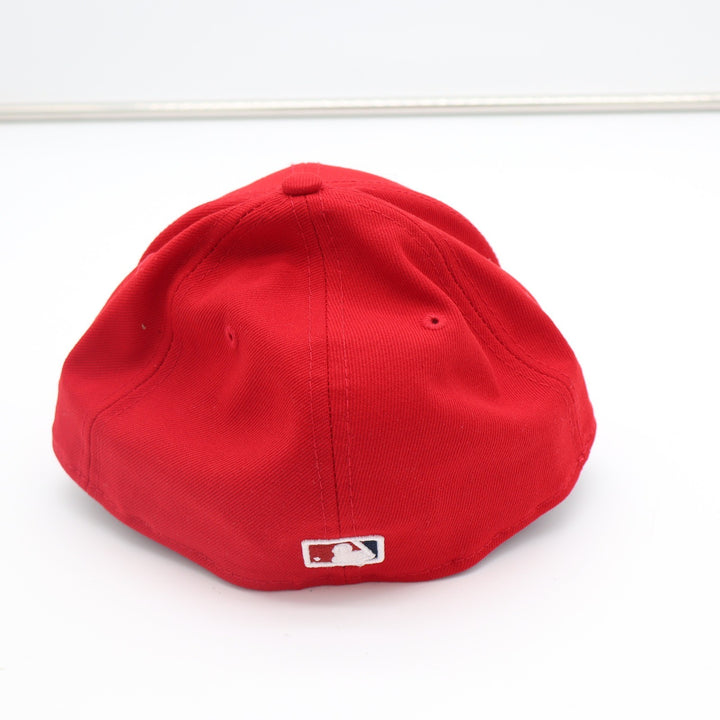 New Era Washington Nationals Low Profile 59FIFTY Fitted Hat Red MLB Size 7 1/2