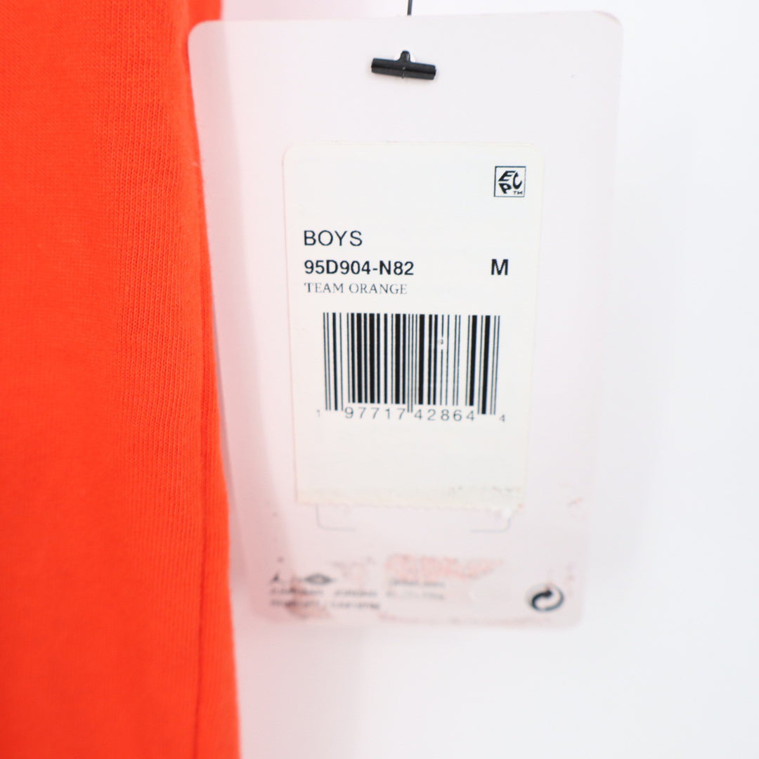 Jordan Boys Team Orange Flight Club Graphic T-Shirt Size M 10-12 NWT